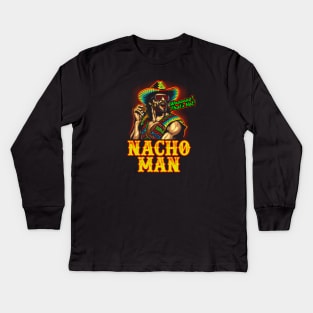 Macho Man Randy Savage - Nacho Man - Woooo Thats Hot Kids Long Sleeve T-Shirt
